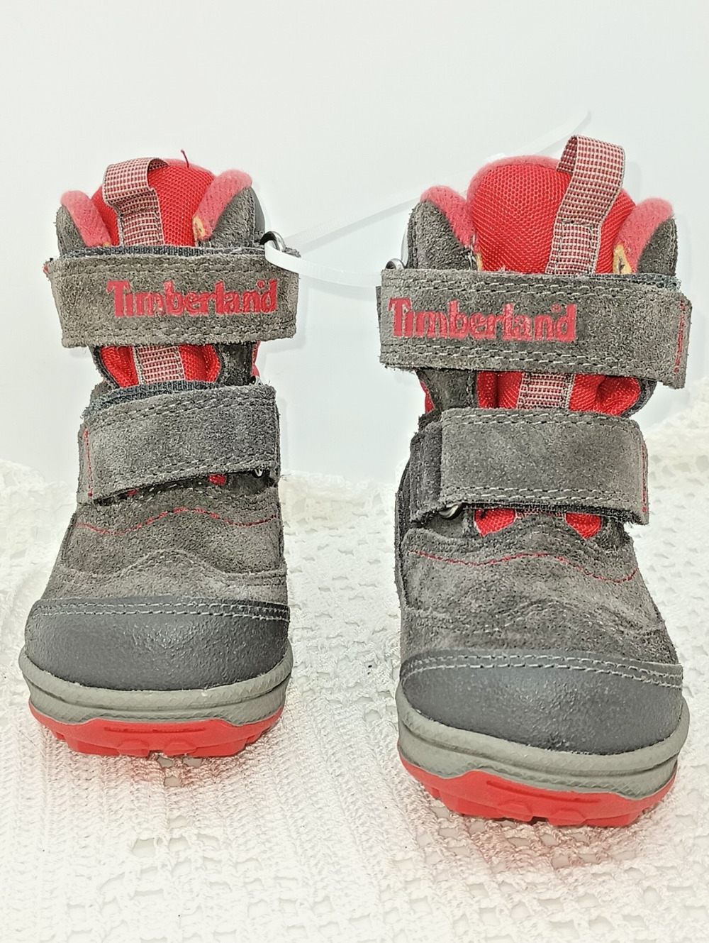 Timberland Thermolite 200 Gram Snow Waterproof Hiking Hook & Loop Closure Sz 5